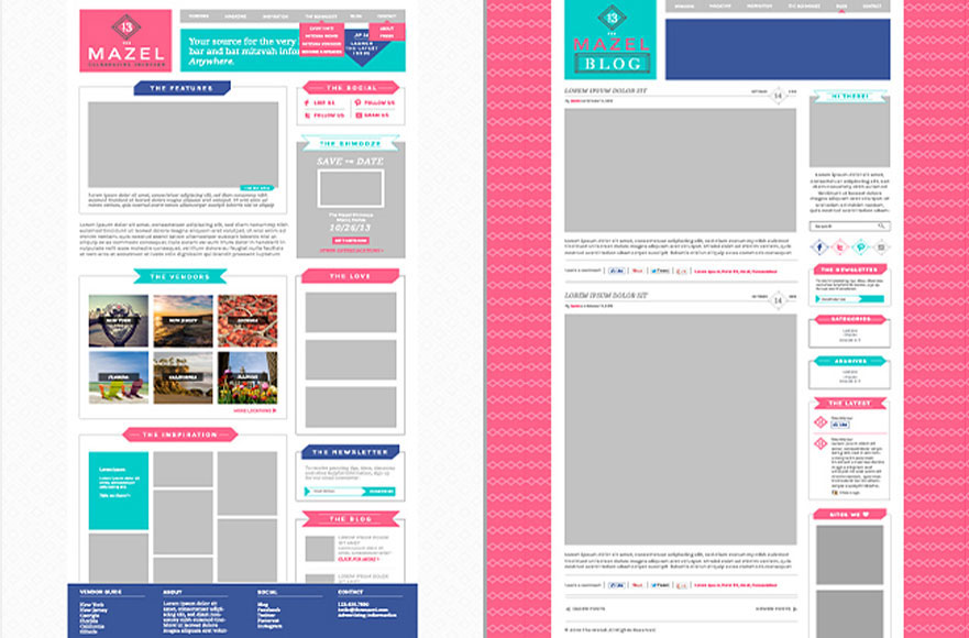 Photoshop Web Template