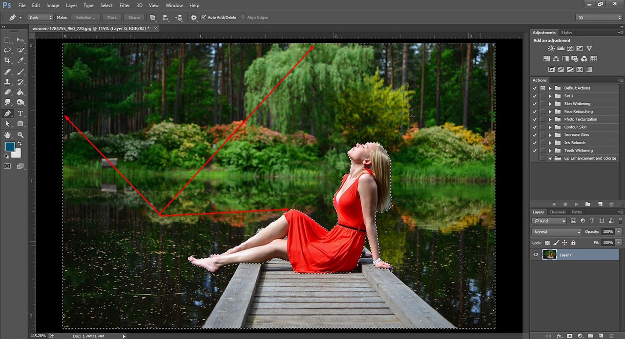 Blur Photo Background in Photoshop, Shallow Depth of Field ...